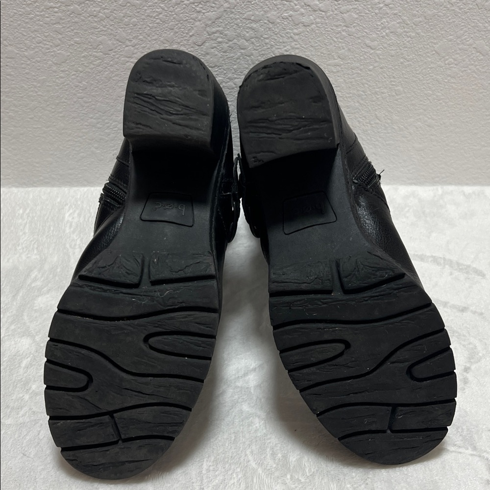 BOC Black Ankle Boots with Buckle Detail - Picture 4 of 6